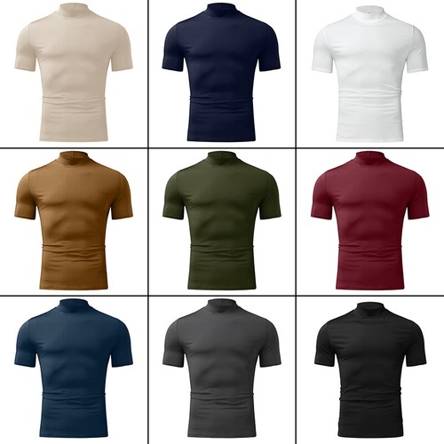 Men roll turtle - neck, t-shirt