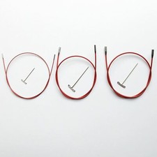 ChiaoGoo TWIST Red Lace Steel Interchangeable Cable Circular Knitting Needles