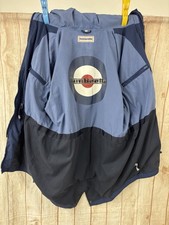 Lambretta Mens Fishtail Parka Coat Blue Mod Badge Retro Medium Hooded LMJ/553