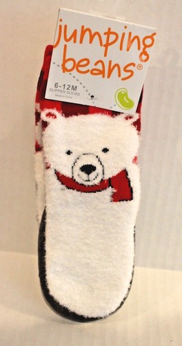 Jumping beans red plaid - plaid, polar