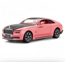1:24 Diecast Rolls Royce Spectre Pink 1:24 Luxury Model Car Toy Kids Adults Gift