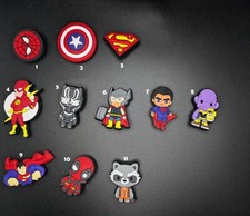 Crocs Charms Jibbitz - Collections: Marvel, DC collectors items