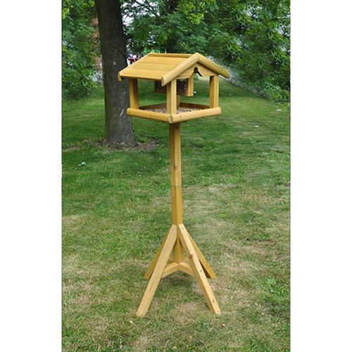 Bird table with built - bird,