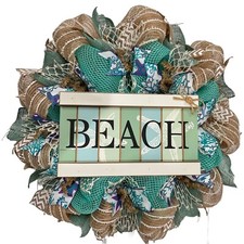 Beach Driftwood Welcome Wreath