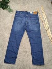 Levis BIG E 501 XX Button Fly So High Slim Mens Jeans 40x32 Blue 501XX Denim NWT