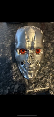 Printed terminator skull - printed,