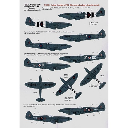 Supermarine spitfire pr - 1:72,