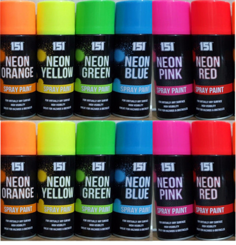 Neon spray paint fluorescent - neon,