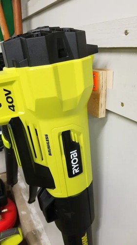 Ryobi 40v leaf blower wall - ryobi,