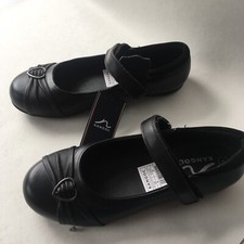 KANGOL SHOES PUMPS Flat ballet real leather school GIRLS Womens Uk 4 NEW BNWT