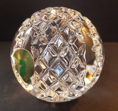 Waterford crystal baseball - waterford,