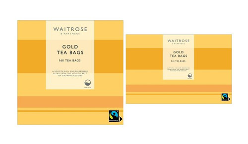 Waitrose gold tea bags - waitrose, smooth