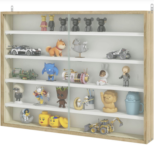 Display wall cabinet - wall, glass