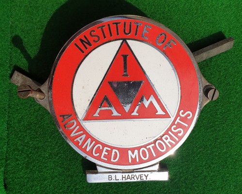 Vintage car grill - car, badge