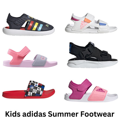 Adidas sandals slides - sandals, kids