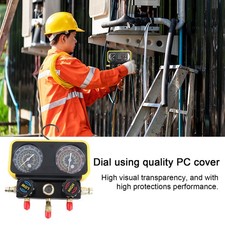 AC Gauge Refrigerant Refilling