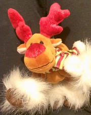 Small Brown Reindeer Soft Toy