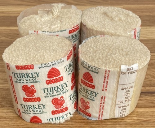 Patons rug making wool cream - patons,