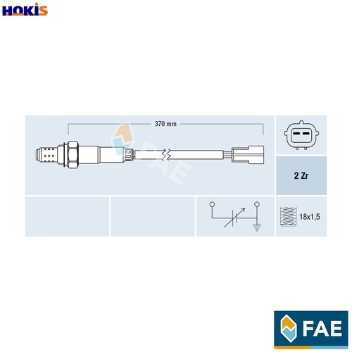 Lambda sensor 77323 for daewoo - 77323,