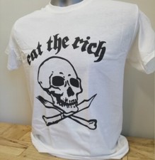 Eat The Rich T Shirt Skull
