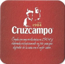 Cruzcampo beer mat - from