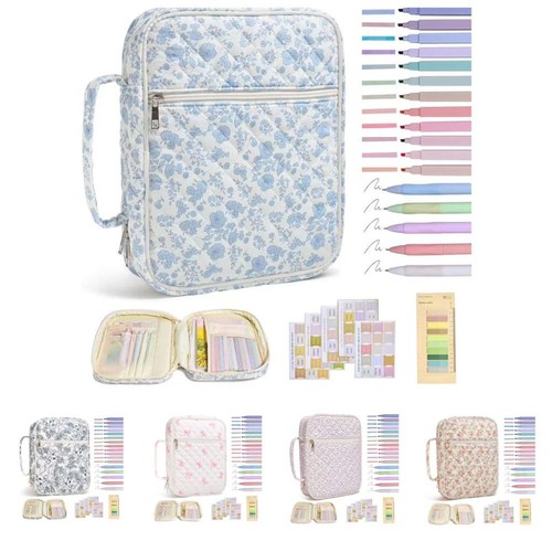 Handle bible cover bag - bag, floral