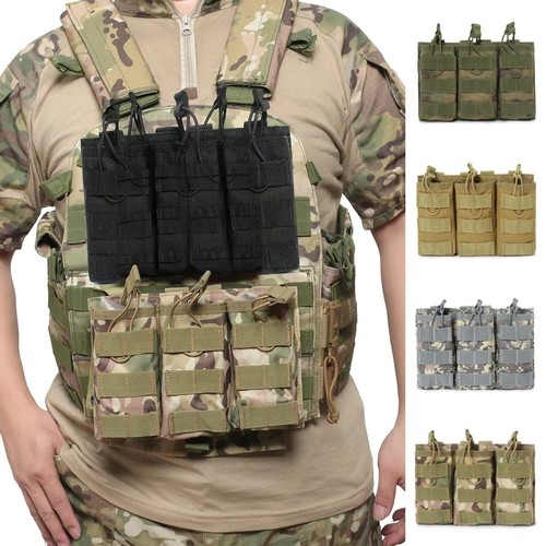 Molle triple magazine pouch - pouch, m4