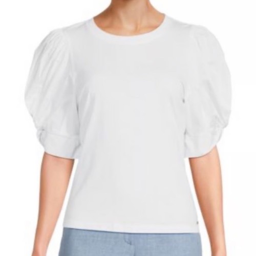Dkny puff sleeve top large - sleeve,