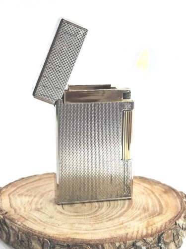 Silver plated ronson - silver, pipe