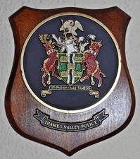 Thames Valley Police mess wall plaque shield crest Constabulary