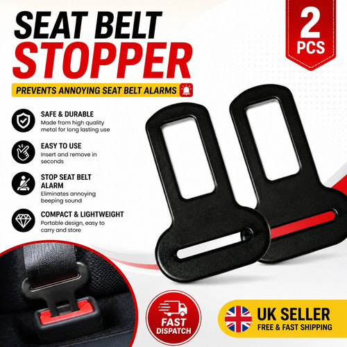 Car seat belt clip buckle - seat, 2
