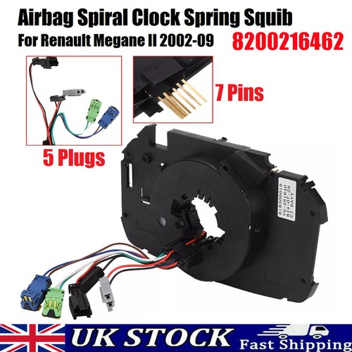Airbag spiral clock - spiral, spring