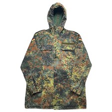 Vintage 1995 German Army Parka Jacket Mens Large Flecktarn Camouflage Military