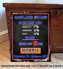 GLASGOW RANGERS WATP FANS Retro Vintage Metal Wall Sign RS596