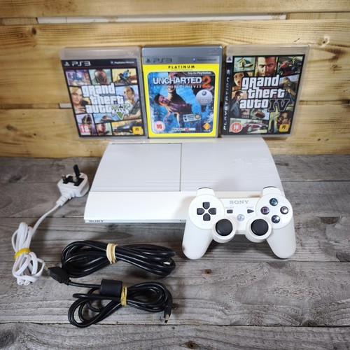 Sony super slim ps3 white - sony,