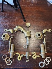 Vintage Koi Fish Brass Faucet