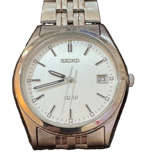 Vintage seiko watch - sq, 50