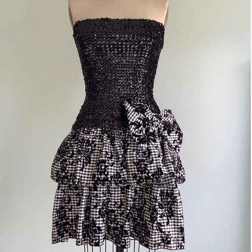 Vintage 1980s strapless - 1980s,