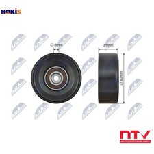 TENSIONER PULLEY VRIBBED BELT