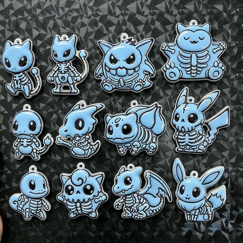 Blue printed skeleton - 12,