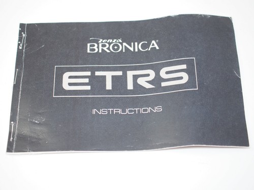 Bronica etrs instruction - etrs,