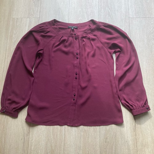 Ladies laura ashley burgandy - laura,