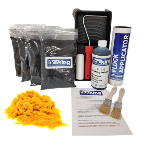 Flocking kit deep - flocking, yellow