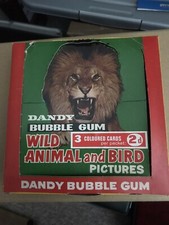 Dandy Gum Empty Box For Wild Animals And Birds Series Super Condition