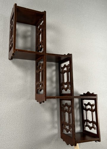Vtg mahogany wood tier - vtg,