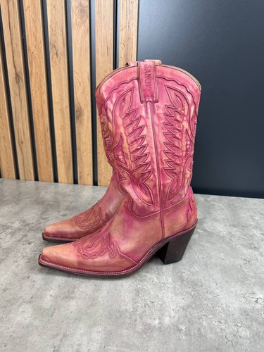 Sancho boots custom dyed pink - custom,