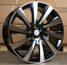 22" RANGE ROVER VOGUE L322 L405 Gloss Black/Machined LRVG Design 10J Alloys X4