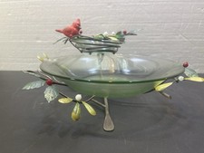 Decorative Green Glass Bowl