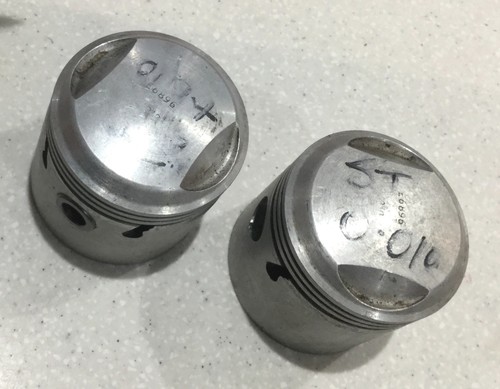 Triumph unit 500 pistons - triumph,