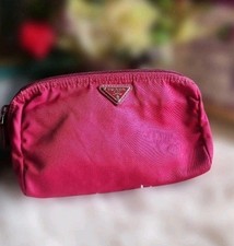 PRADA Pink Nylon Pouch